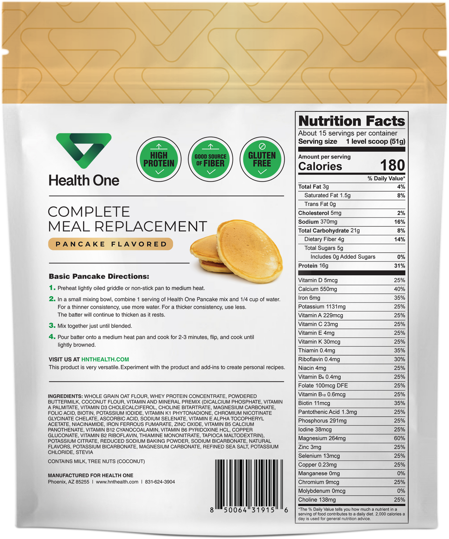 Health One Pancake (Coming Soon)