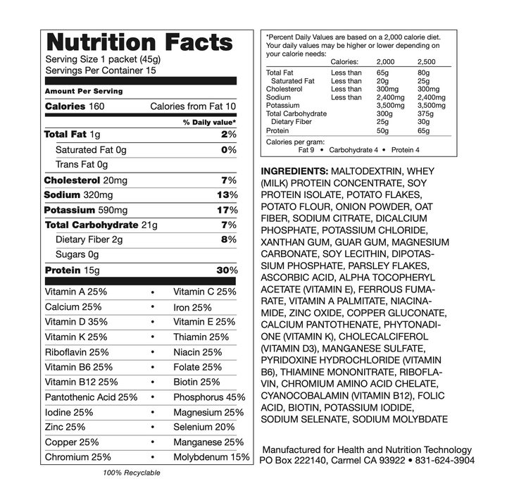 Health One Potato