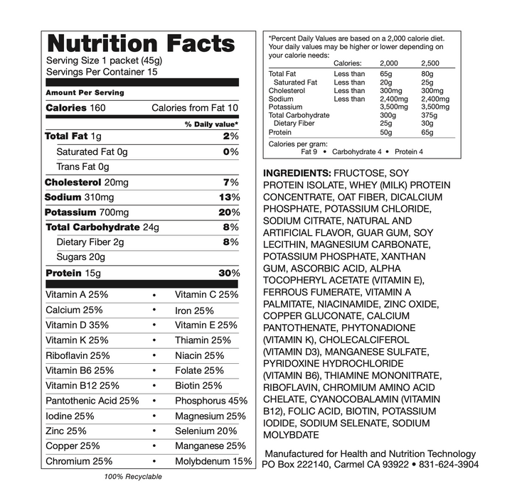 Health One Vanilla