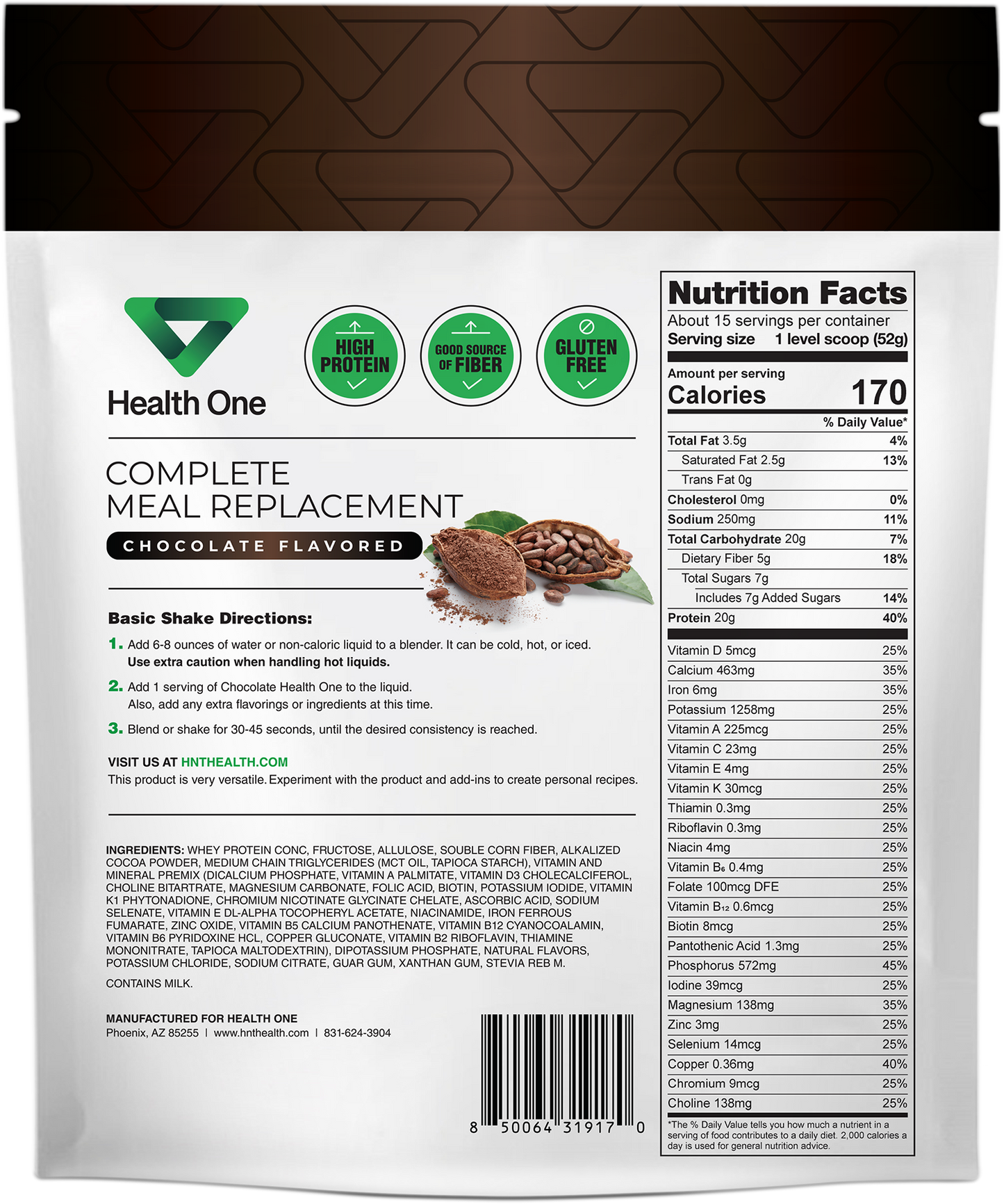 Health One Chocolate
